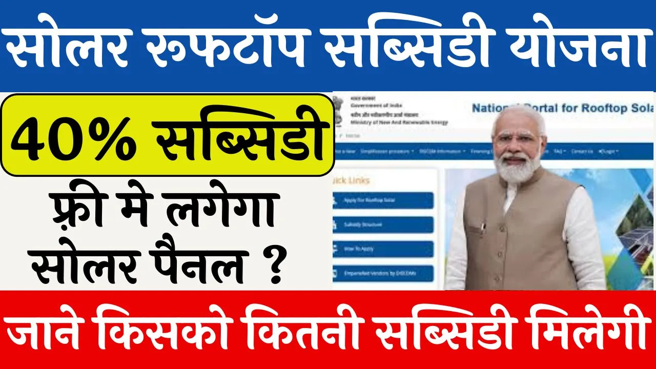 Solar Rooftop Subsidy Yojana
